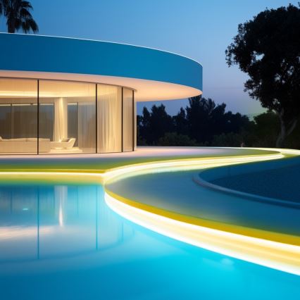 Aigostar - LED Dimmelhető napelemes szalag LED/10W/3,2V 10 m 6500K IP65 8000 mAh + távirányítás