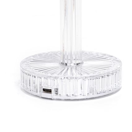 Aigostar - LED Dimmelhető újratölthető asztali lámpa LED/1W/5V 2700/4000/6500K 1800mAh 26 cm