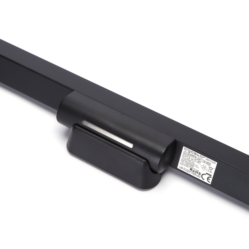 Aigostar - LED Dimmelhető újratölthető tükörvilágítás LED/2,9W/5V 2000 mAh