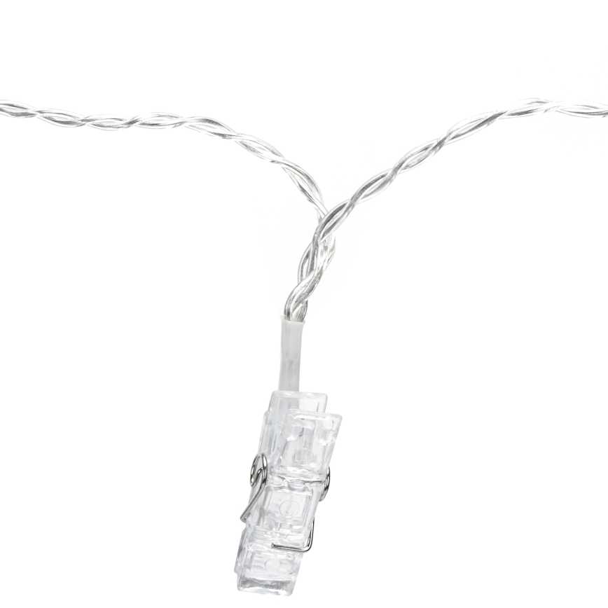 Aigostar - LED díszfényfüzér 80xLED/5W/USB 13 m meleg fehér