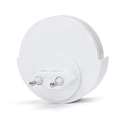 Aigostar - LED Éjjeli lámpa alkonyérzékelővel LED/1W/230V 6500K kerek