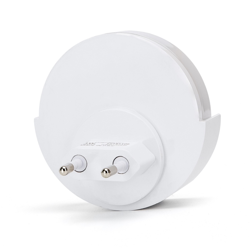 Aigostar - LED Éjjeli lámpa alkonyérzékelővel LED/1W/230V 6500K kerek