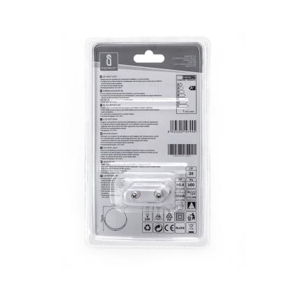 Aigostar - LED Éjjeli lámpa alkonyérzékelővel LED/1W/230V 6500K kerek