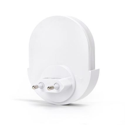 Aigostar - LED éjjeli lámpa érzékelővel LED/1W/230V 6500K ovális