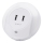Aigostar - LED éjszakai lámpa alkonyérzékelővel, konnektorba csatlakoztatható, USB-vel, LED/0,4W/230V