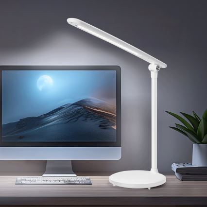 Aigostar - LED állítható fényerejű, tölthető érintős asztali lámpa LED/3W/5V 2700/4000/6500K 1800 mAh