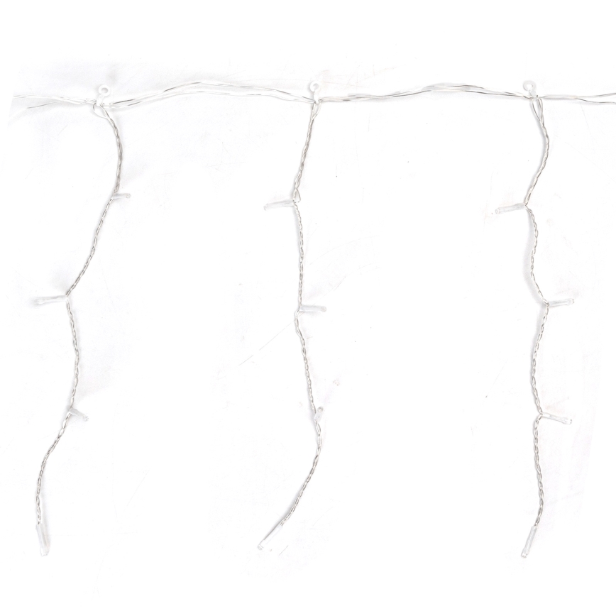 Aigostar - LED Kültéri karácsonyi fényfüzér 300xLED/8 világítási mód 15x0,4 m IP44 hideg fehér