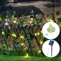 Aigostar - LED-es napelemes dekoráció 56xLED/2x0,4m IP65 300 mAh meleg fehér ivy