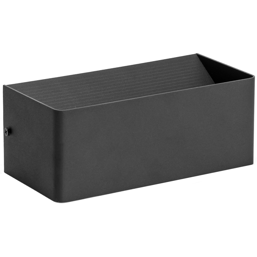 Aigostar - LED Fali lámpa LED/12,5W/230V 20x10 cm fekete