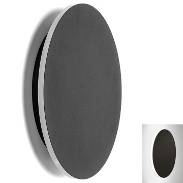 Aigostar - LED Fali lámpa LED/12W/230V 6500K 25 cm fekete