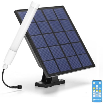 Aigostar - LED Fényerőszabályozható cső napelemmel LED/3,2V 3000K/4000K/6500K IP65 5000 mAh + távirányító