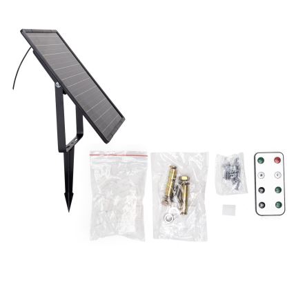 Aigostar - LED fényerőszabályozható napelemes szalag LED/20W/3,2V 20 m 2700K IP65 20000 mAh + távirányító