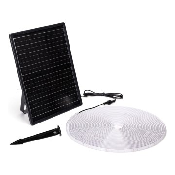 Aigostar - LED fényerőszabályozható napelemes szalag LED/20W/3,2V 20 m 6500K IP65 + távirányító