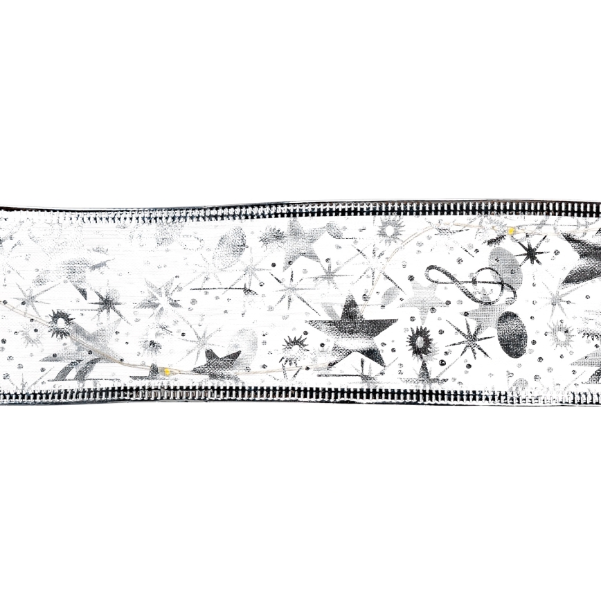 Aigostar - LED fényfüzér 100xLED/3xAA 10 m meleg fehér ezüst