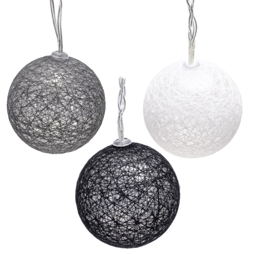 Aigostar - LED fényfüzér 10xLED/3xAA 2m meleg fehér