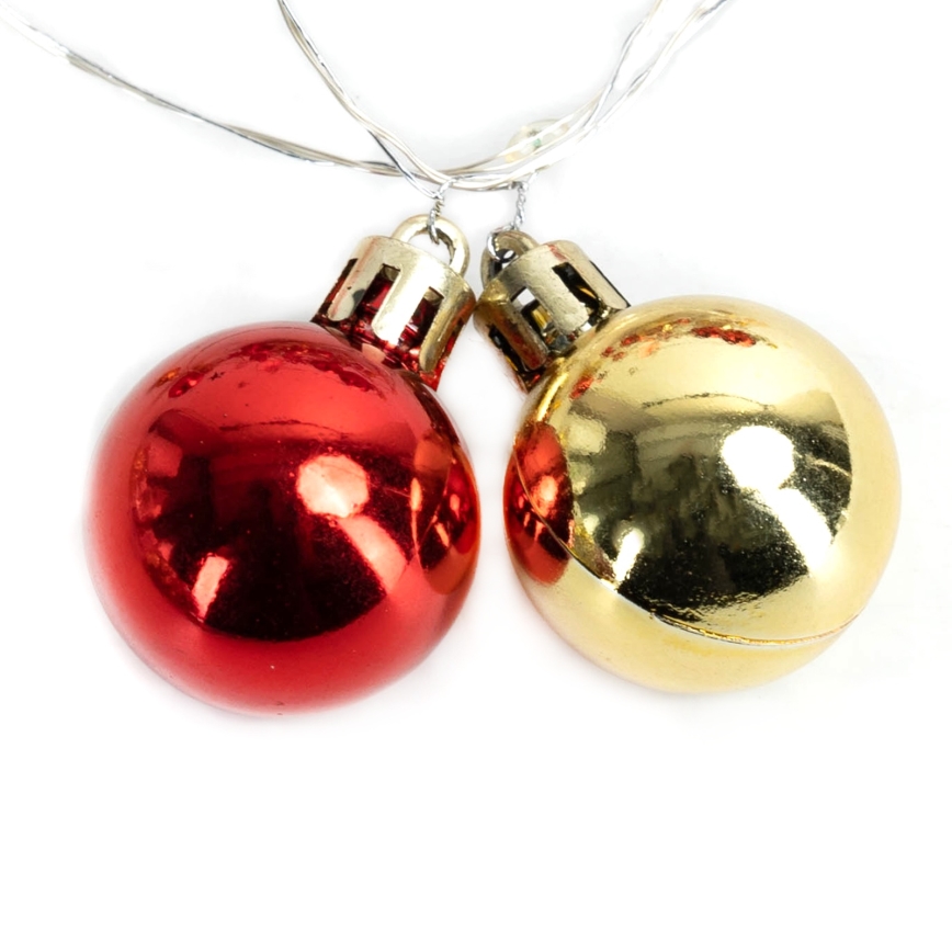 Aigostar - LED fényfüzér 20xLED/3xAA 2m meleg fehér