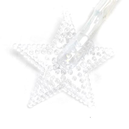 Aigostar - LED fényfüzér 20xLED/3xAA 3,3m csillagok