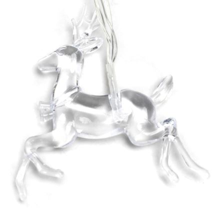 Aigostar - LED fényfüzér 20xLED/3xAA 3,3m rénszarvasos