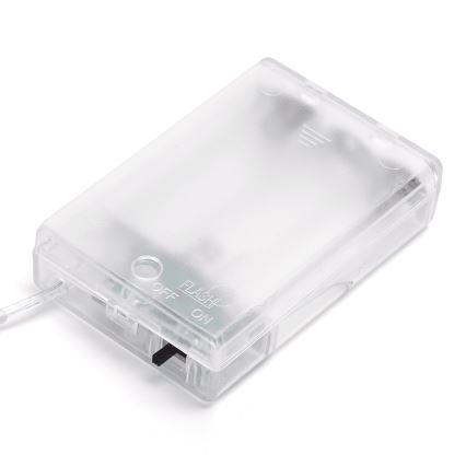 Aigostar - LED fényfüzér 50 LED / 3x AA, 5,3 m, meleg fehér