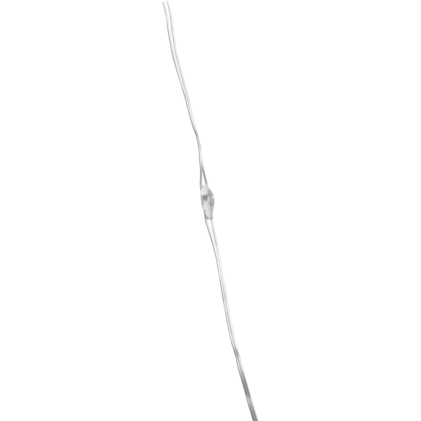 Aigostar - LED kültéri fényfüzér 50xLED/3xAA IP44 5,3 m hideg fehér