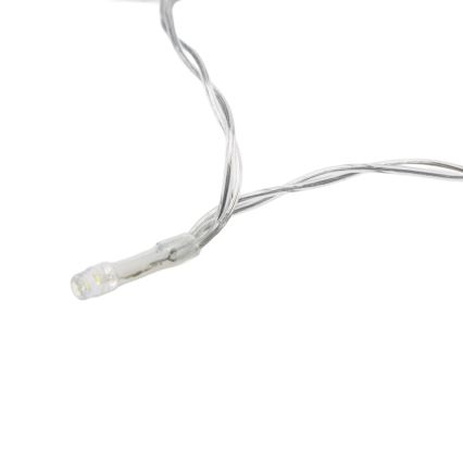 Aigostar - LED fényerőszabályozható kültéri karácsonyi fényfüzér mozgásérzékelővel 100xLED/3xAA 12m többszínű + távirányítóval