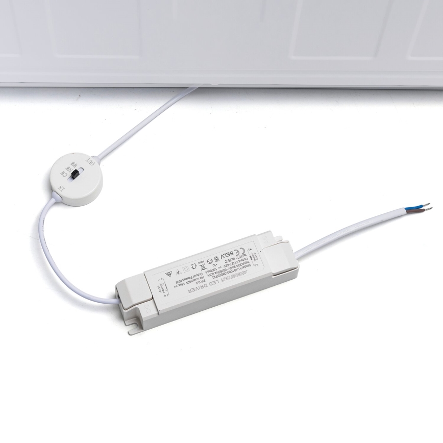 Aigostar - LED Függesztett mennyezeti panel LED/40W/230V 3000K/4000K/6500K 60x60cm fehér