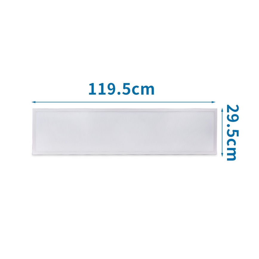 Aigostar - LED Függesztett mennyezeti panel LED/50W/230V 4000K 120x30cm fehér