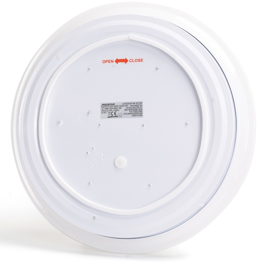 Aigostar - LED dimmelhető fürdőszobai lámpa MESH Intelligens LED/18W/230V 3000-65000K IP44 + távirányítás