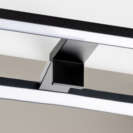Aigostar - LED fürdőszobai tükörvilágítás LED/8W/230V 4000K 40 cm IP44 fekete