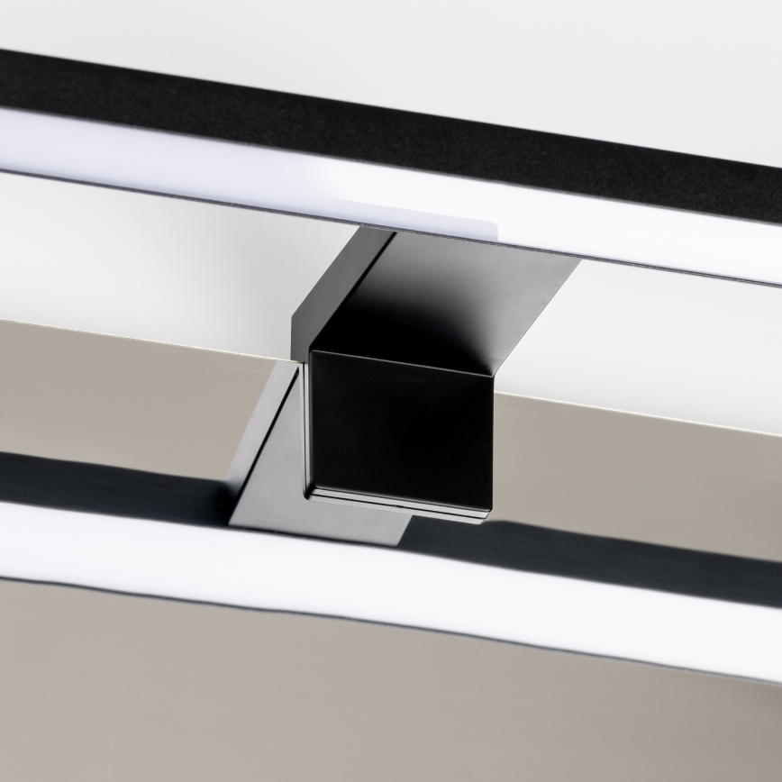 Aigostar - LED fürdőszobai tükörvilágítás LED/8W/230V 4000K 40 cm IP44 fekete