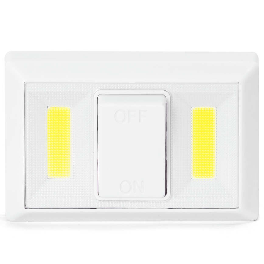 Aigostar - LED hordozható éjszakai lámpa LED/4xAAA 6500K