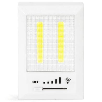 Aigostar - LED hordozható éjszakai lámpa LED/4xAAA 6500K