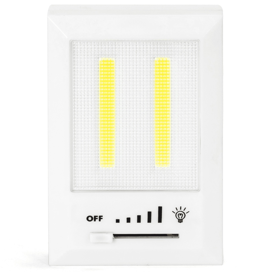 Aigostar - LED hordozható éjszakai lámpa LED/4xAAA 6500K