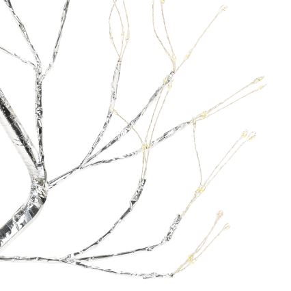 Aigostar - LED karácsonyi dekoráció 108xLED/3xAA/8 funkciós 45cm meleg fehér