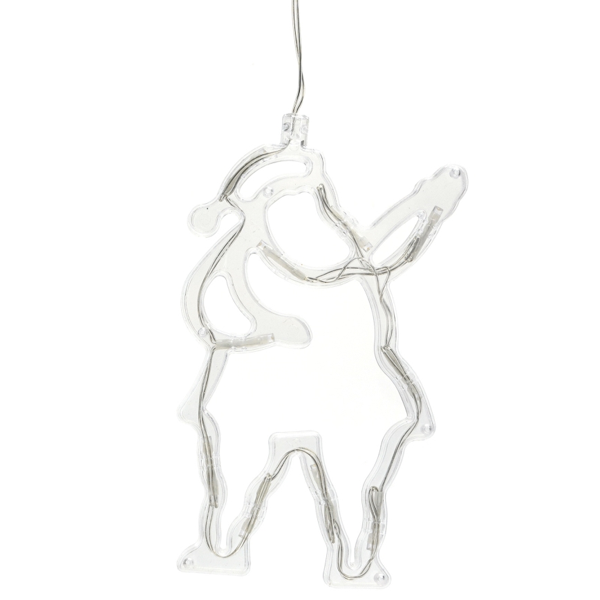 Aigostar - LED karácsonyi dekoráció 10xLED/3xAAA Mikulás 20 cm