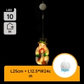 Aigostar - LED Karácsonyi dekoráció LED/3xAAA hóember 25cm