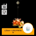 Aigostar - LED Karácsonyi dekoráció LED/3xAAA Karácsonyi repülőgép 17cm