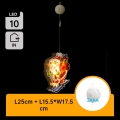 Aigostar - LED Karácsonyi dekoráció LED/3xAAA Mikulás sílécen 23cm