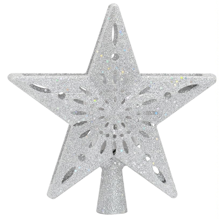 Aigostar - LED karácsonyi hópehely-vetítő LED/5W/230V hideg fehér ezüst csillag