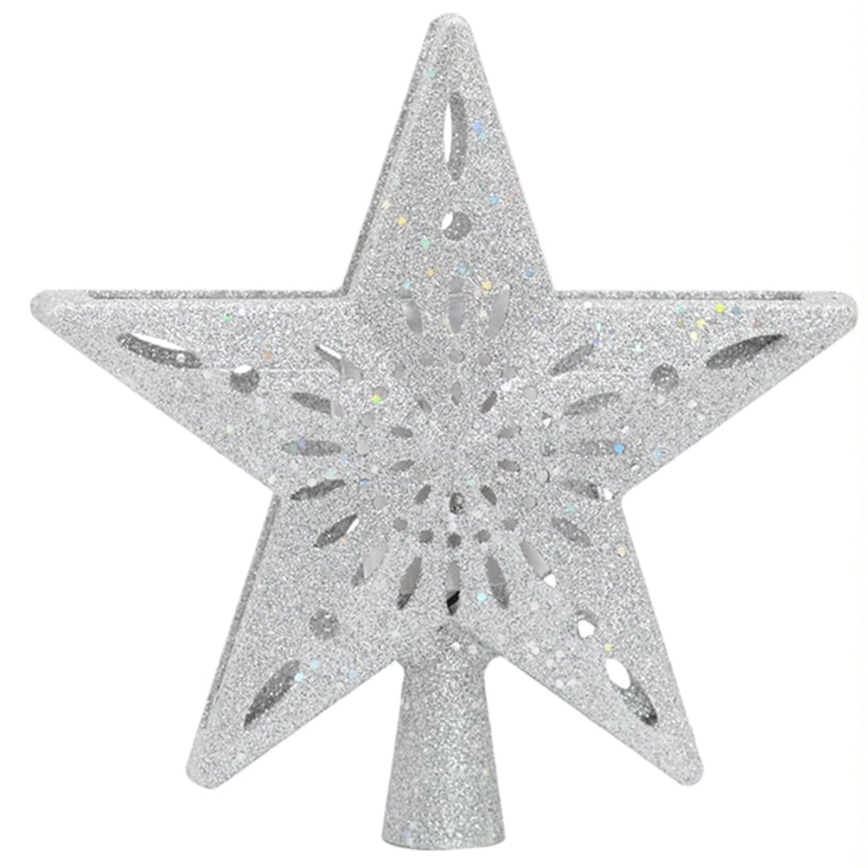 Aigostar - LED karácsonyi hópehely-vetítő LED/5W/230V hideg fehér ezüst csillag