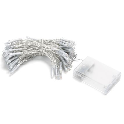 Aigostar - LED Karácsonyi fényfüzér 100xLED/3xAA 10,3m többszínű