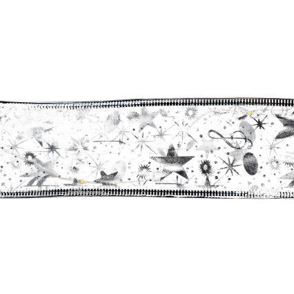 Aigostar - LED karácsonyi fényfüzér 100xLED/3xAA 10 m meleg fehér ezüstszínű