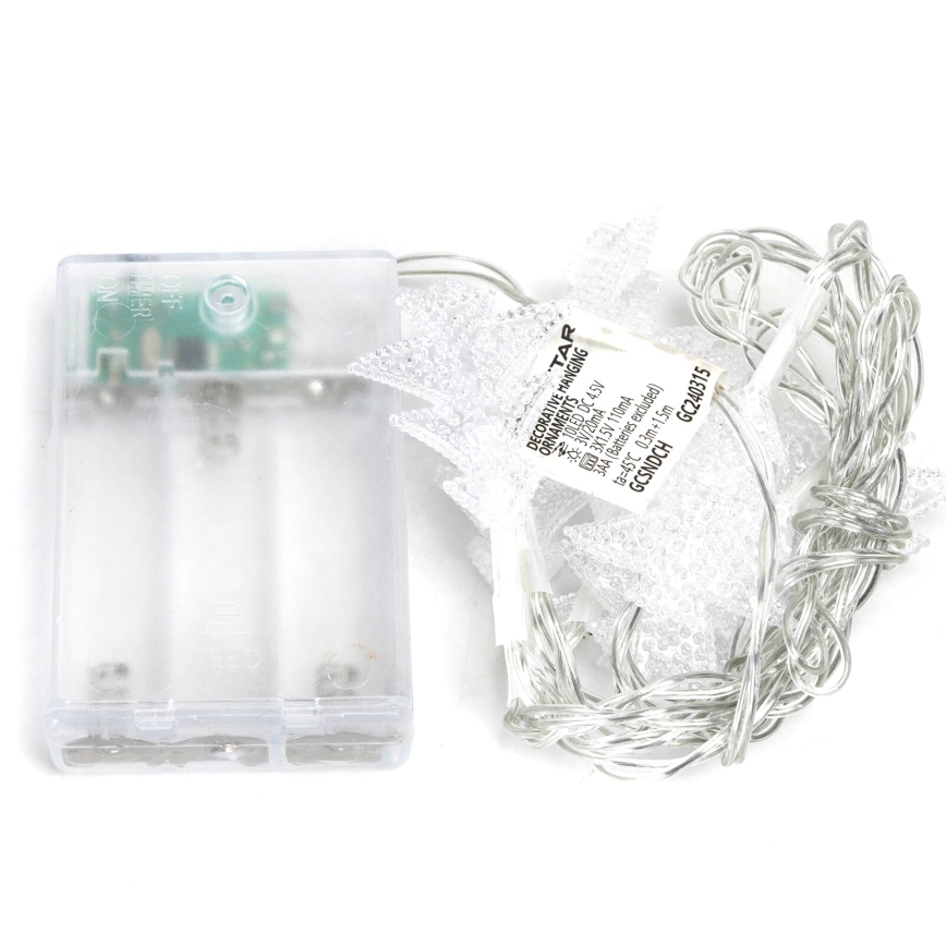 Aigostar - LED Karácsonyi fényfüzér 20xLED/3xAA 3,3m fák