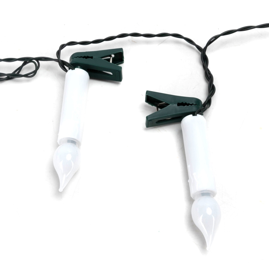 Aigostar - LED karácsonyi fényfüzér 25x LED / 3x AA, 5 m, meleg fehér