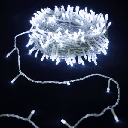 Aigostar - LED karácsonyi fényfüzér 30xLED/3xAA 3,3m hideg fehér