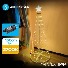 Aigostar - LED Karácsonyi kültéri dekoráció LED/3,6W/31/230V 2700K 150 cm IP44