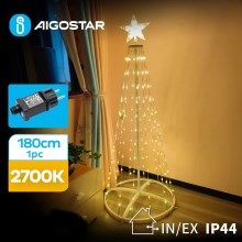 Aigostar - LED Karácsonyi kültéri dekoráció LED/3,6W/31/230V 2700K 180 cm IP44