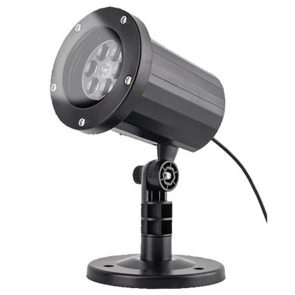 Aigostar - LED karácsonyi kültéri hópehely-vetítő LED/5W/230V IP44 többszínű