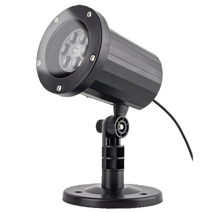 Aigostar - LED karácsonyi kültéri hópehely-vetítő LED/5W/230V IP44 többszínű