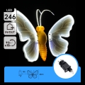 Aigostar - LED kültéri dekoráció 246xLED/9W/230V 42 cm IP44 pillangó/hideg fehér